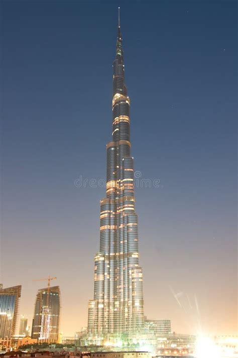 Burj Dubai Tallest Building In The World Editorial Image Image Of
