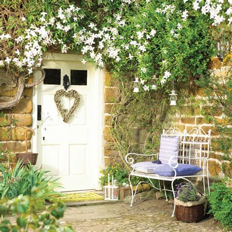 Beautiful Country Entrance Front Garden Cottage Front Doors Cottage