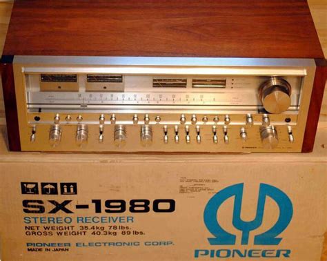Pioneer Sx 1980 Hifi Audio Pioneer Audio Vintage