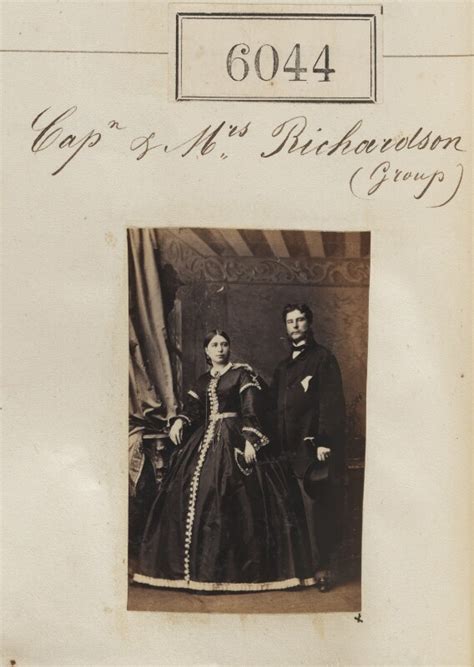 Npg Ax55998 Mrs Richardson Captain Richardson Portrait National