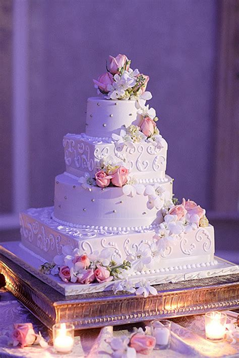 25 jaw dropping beautiful wedding cake ideas modwedding square wedding cakes elegant