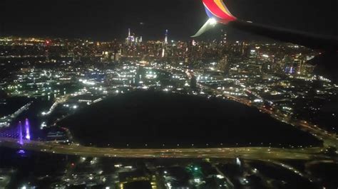 Spectacular Landing At Lga New York Views To Night Manhattan