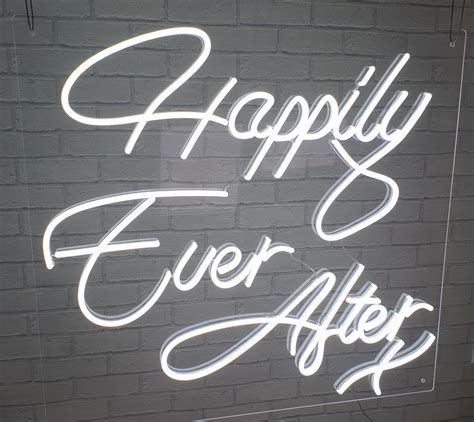 Wedding Neon Sign Hire Cambridge And London Happily Ever After Neon Sign