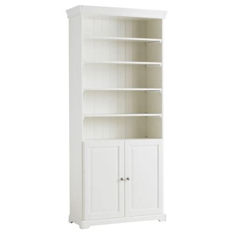 The 15 Best Collection Of White Bookcases With Doors