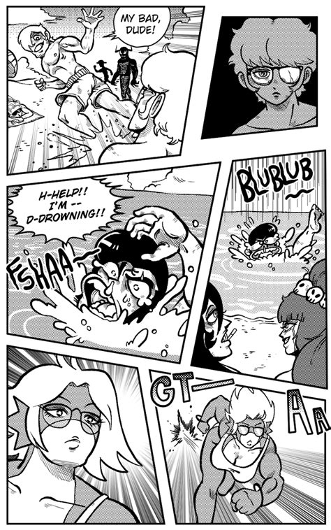 Bonsaihead🥦 Comms Open 23 On Twitter Quick Black And White Beach Comic 😎 Featuring Revv