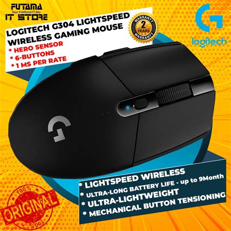 Logitech G304 Light Lightspeed Wireless 12000 Dpi Gaming Mouse With 6