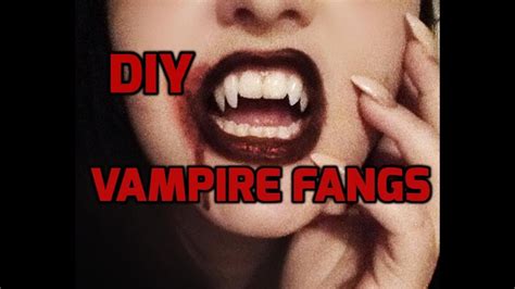 Diy Vampire Fangs Youtube