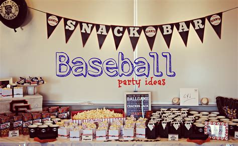 Baseball Themed Party
