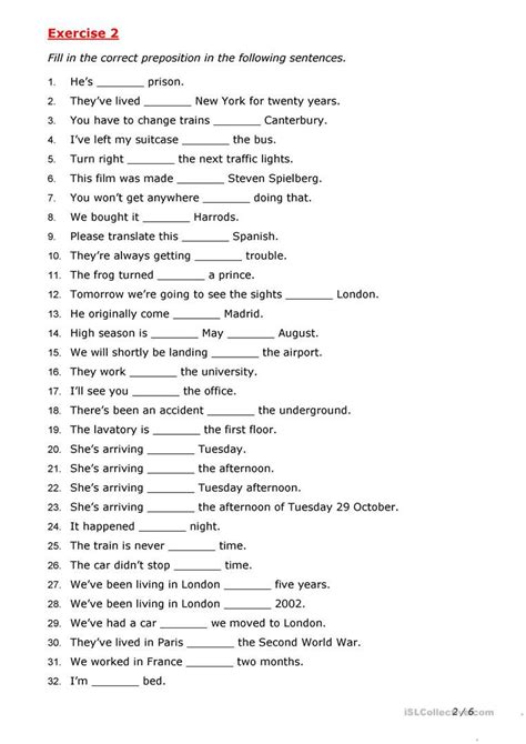 Prepositions Worksheet Free Esl Printable Worksheets Made By Teachers