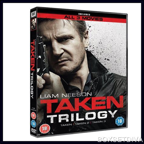 TAKEN TRILOGY - TAKEN / TAKEN 2 / TAKEN 3 **BRAND NEW DVD 
