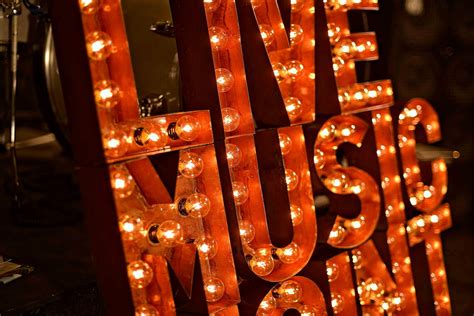 Music Venue Sign Custom Marquee Sign Neon Signs Neon Etsy