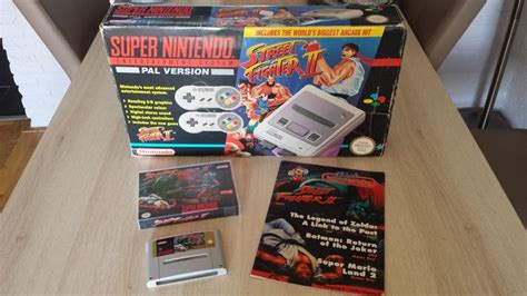 Nintendo Snes Console Street Fighter Ii Edition Complete Catawiki