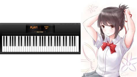 Date 2 And Mitsuhas Theme Kimi No Na Wa 君の名は Virtual Piano Roblox Piano Torby Brand