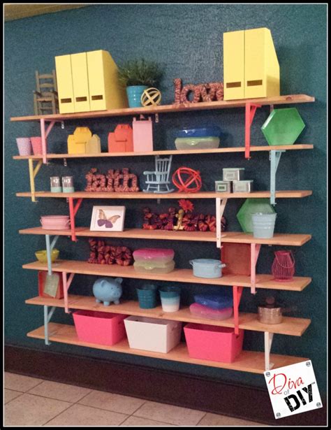 You can use it in your garage, office, and wherever. How To Build An Easy Shelving Unit On A Budget | Diva of DIY