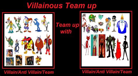 Dw Villains Team Up With Cartoon Network Villains By Bart Toons On
