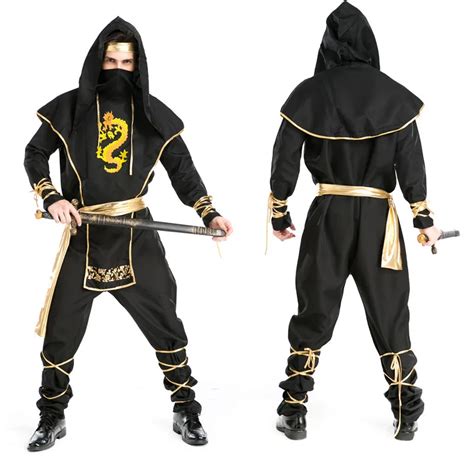 Buy Halloween Adult Mens Black Hokkaido Ninja Warrior