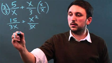 A lesson with eric buffington. How to Add Fractions With Variables & Whole Numbers - YouTube