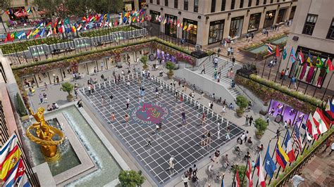 Nycs Rockefeller Center Is Reviving Retro America With Roller Rink