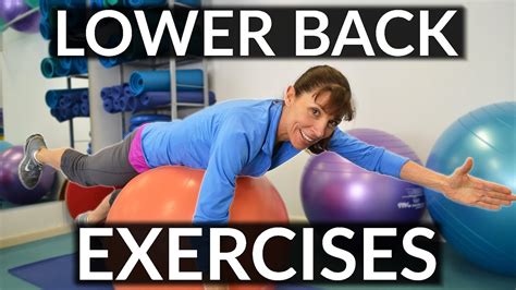 How To Strengthen Your Lower Back Physio Exercises Youtube