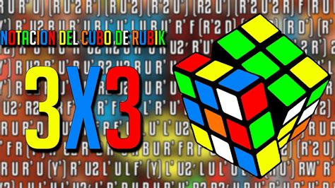 Notacion Del Cubo De Rubik 3x3 Zitro Cubes Youtube