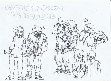 Undertale Sans Uf X Frisk Uf By Salahpopo On Deviantart