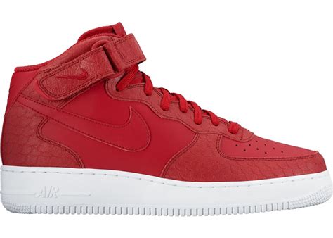 Nike Air Force 1 Mid Red Python 804609 601