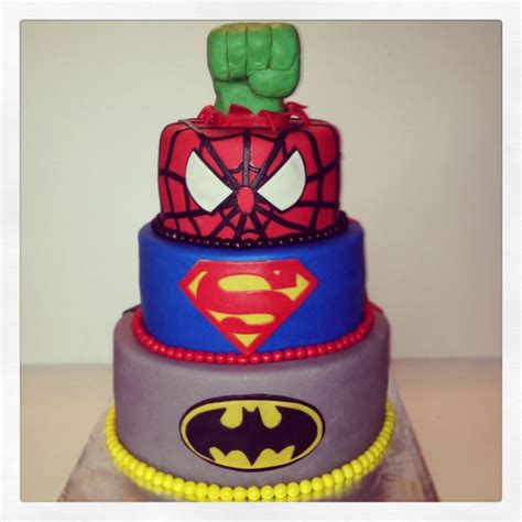 Here are 13 superhero cakes guaranteed . Superhero Birthday Cake - CakeCentral.com