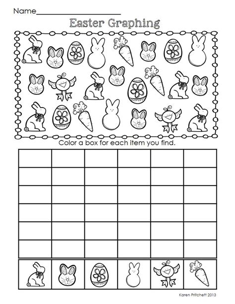 Easter Find And Count Worksheet