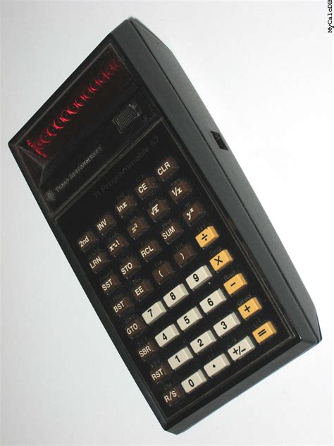 Mycalcdb Calculator Texas Instruments Ti Programmable 57 Aka Ti 57