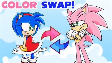 Swap Colors Sonic And Amy Do Your Dares Sonamy Truth Or Dare