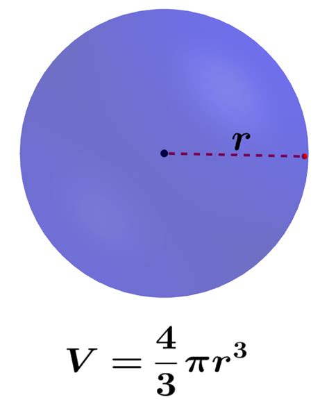 Cual Es La Formula Para Calcular El Volumen De Una Esfera Printable