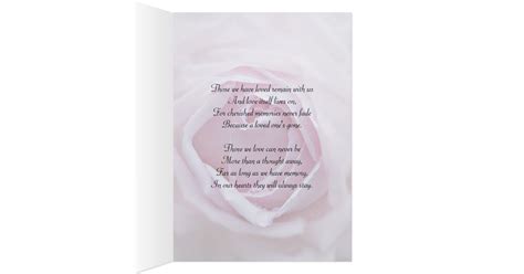 Sympathy For Loss Of Baby Girl A Pink Rose Greeting Card Zazzle