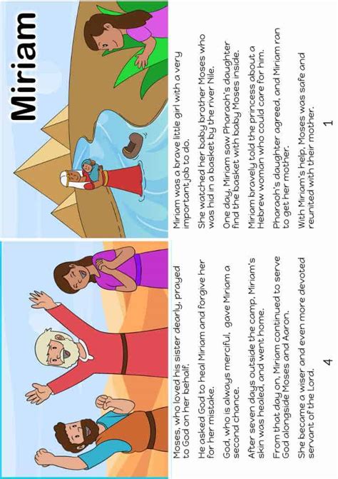 Miriam Bible Lesson For Kids Trueway Kids