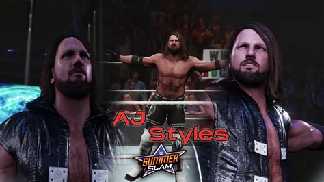 WWE2K19 Aj Styles Summerslam 21 Attire Mod YouTube