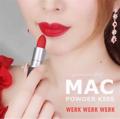 Ruj De Buze Mac Powder Kiss Lipstick 922 Werk Werk Werk