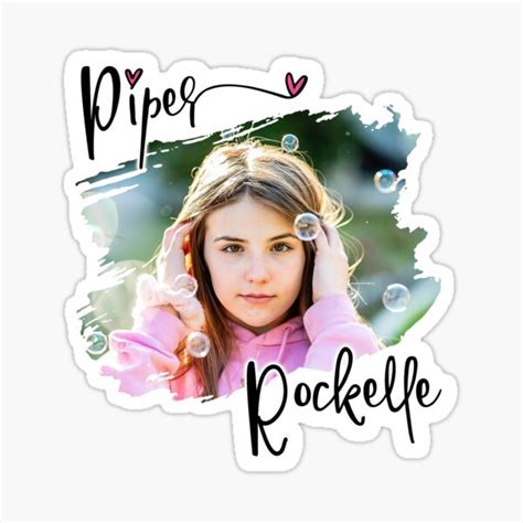 Piper Rockelle Photo With Text V1 Sticker For Sale By Thesouthwind