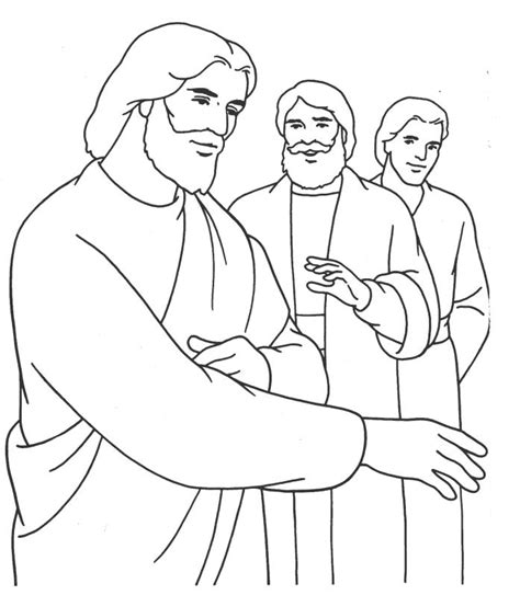Jesus Coloring Page For Kids Coloring Home