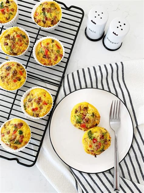 Prosciutto And Veggie Egg Muffins Low Carb Whole30 Peace Love And