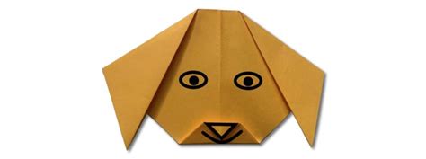 How To Make An Easy Origami Dog Face The Daily Dabble