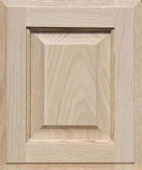 Unfinished Oak Cabinet Door Square With Raised Panel By Kendor 12h X