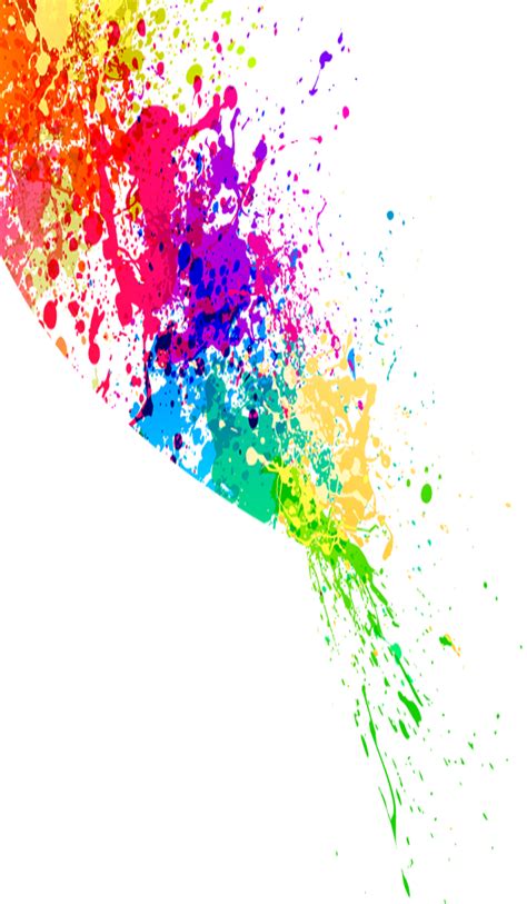 Colorful Paint Splatters Png