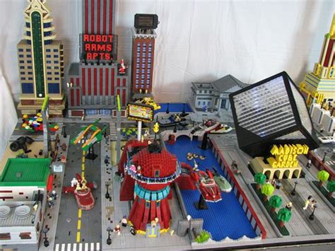 The Futurama Manhattan Futurama Lego Tv City Layout Lego Blocks