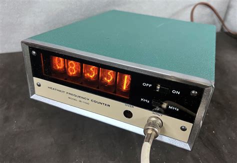 Heathkit Nixie Tube Frequency Counter Model Ib 1100 Vgc Tested Ebay