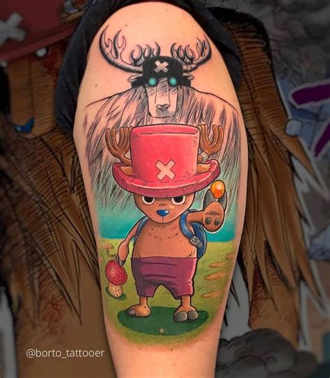 A Person With A Tattoo On Their Arm Wearing A Red Hat And Deer Antlers