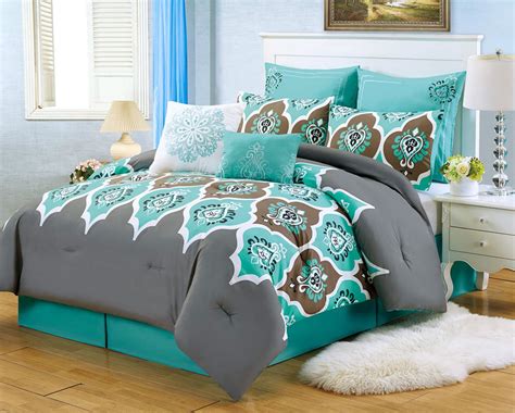 Teal Bedroom Ideas With Many Colors Combination Purple And
