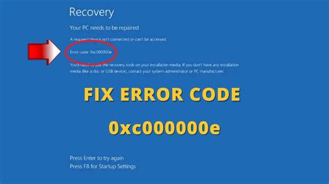 How To Fix Blue Screen Error Code 0xc000000e Windows 10
