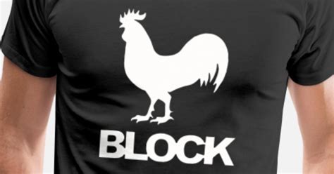 Cock Block Mens Premium T Shirt Spreadshirt
