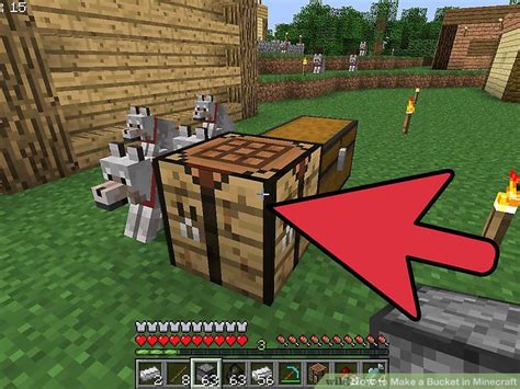 Fill the bucket with powder snow. How to Make a Bucket in Minecraft: 8 Steps (with Pictures)