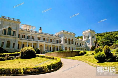 Image Of Livadia Palace In Yalta Ukraine Stock Photo Picture And Low