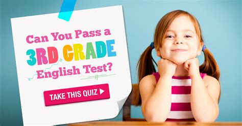 Can You Pass A 3rd Grade English Test?